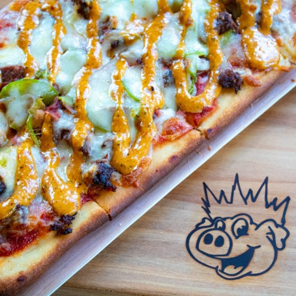 Cheesesteak Flatbread.