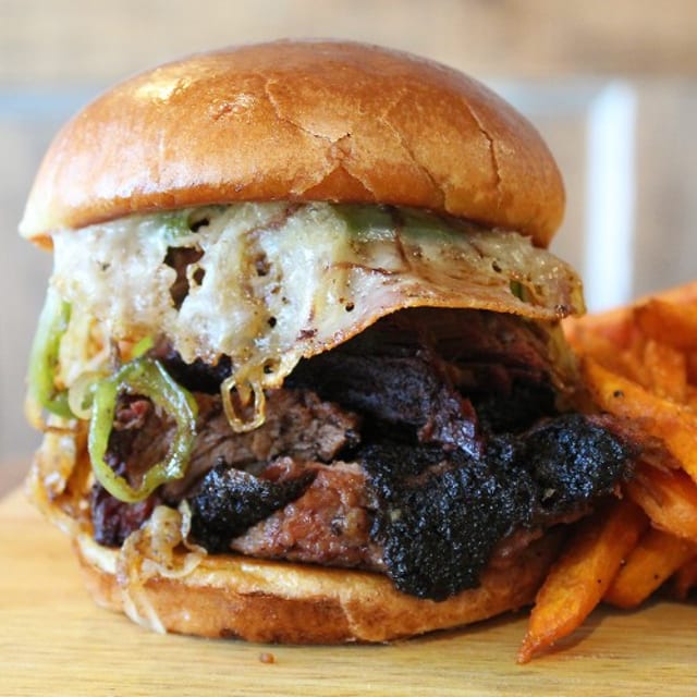 Brisket Cheese Steak.