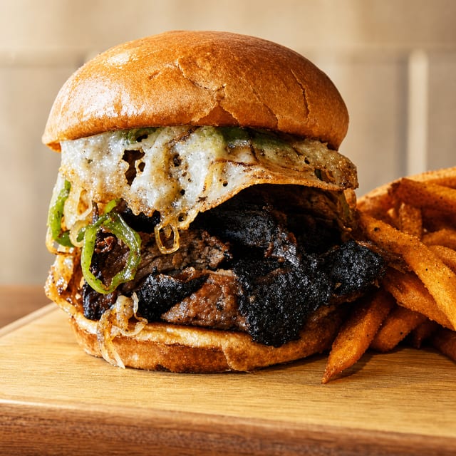 Brisket Cheese Steak.