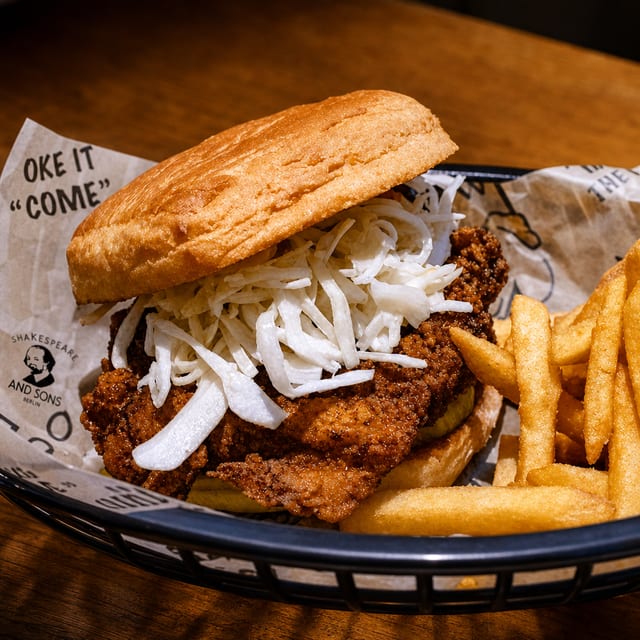 Tennessee Hot Honey Chicken Sandwich.