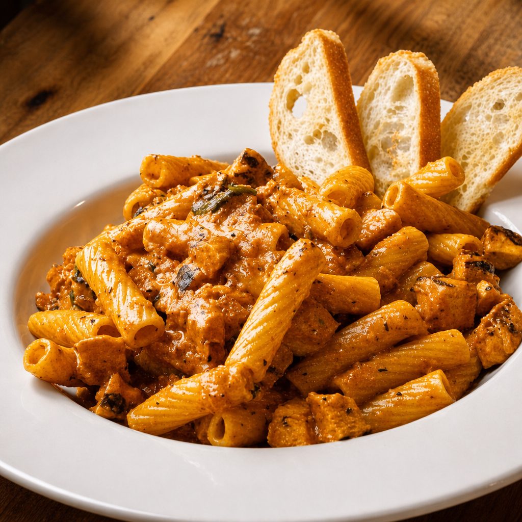 Tuscan Chicken Pasta.