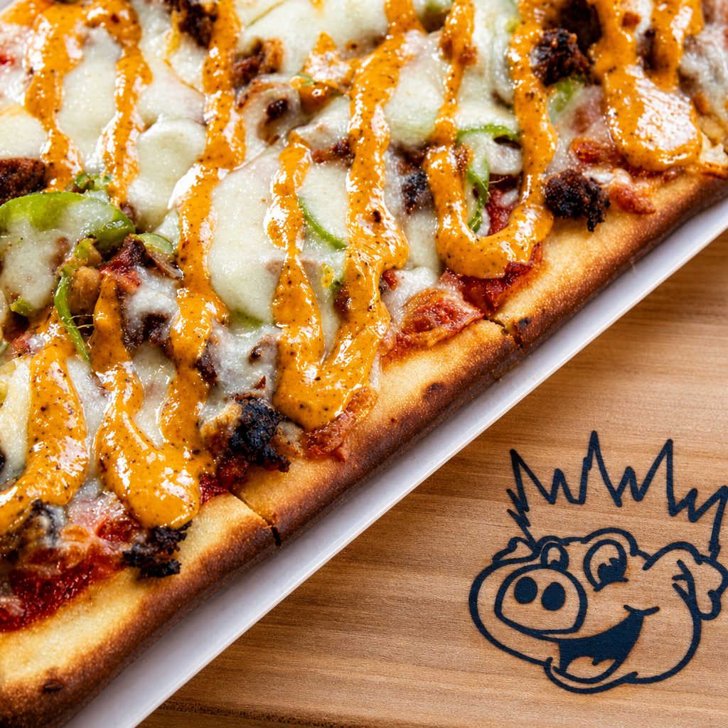 Cheesesteak Flatbread.