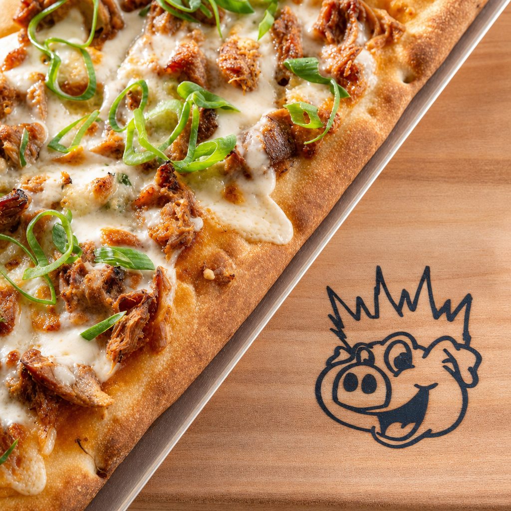 Buffalo Chicken Flatbread.